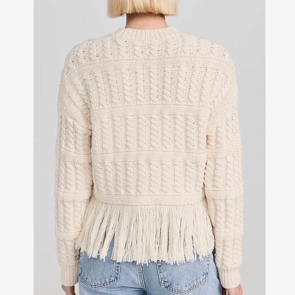 Tanya Taylor sally knit ivory sweater